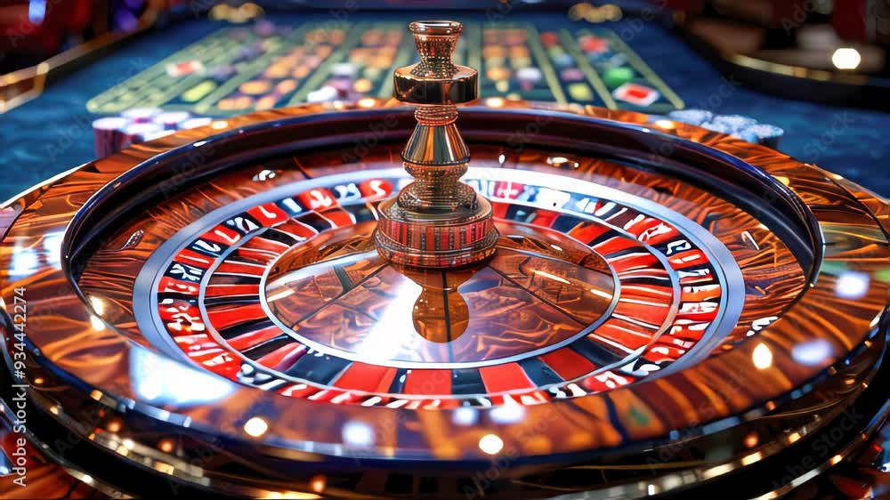 Roulette wheel in casino. Roulette wheel in casino. Gambling for money Roulette wheel in casino. Roulette wheel in casino. Gambling for money