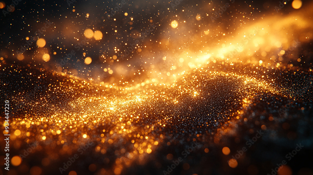 golden dust particles golden dust particles
