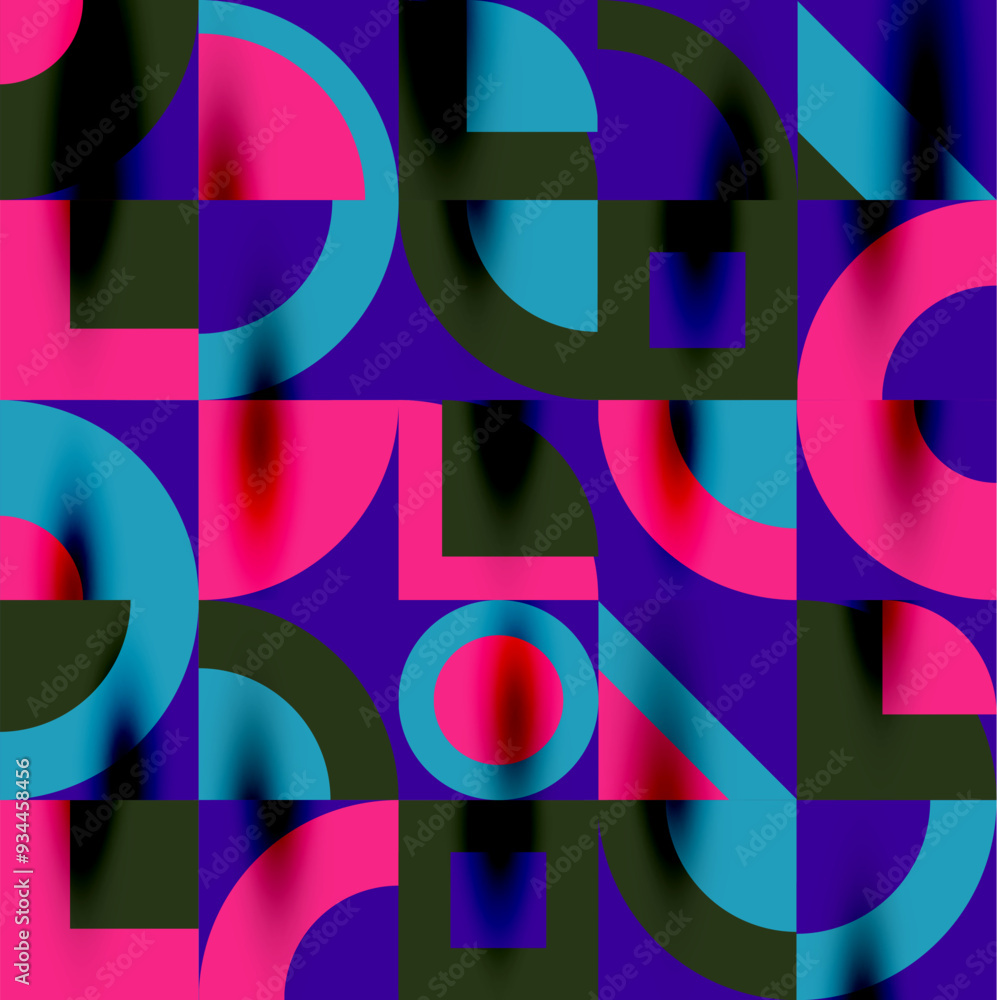 Neo memphis geometric pattern with circles, squares. Pop art abstract background for covers, banners, flyers and posters and other templates Neo memphis geometric pattern with circles, squares. Pop art abstract background for covers, banners, flyers and posters and other templates