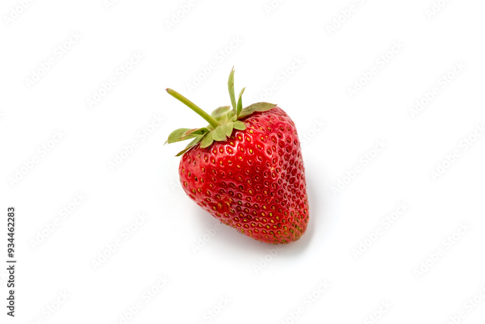 Strawberry isolated on white background. Whole berry Strawberry isolated on white background. Whole berry