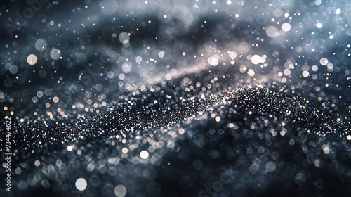 black Sand background with macro photography