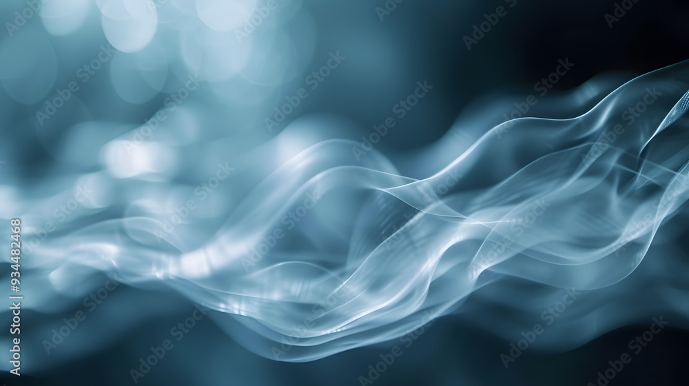 Fototapeta premium Abstract background appearing as a blurred macroscopic shot within a minimalistic frame AI generated illustration