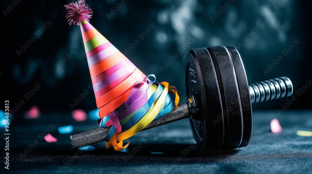 holiday and dumbbell holiday and dumbbell