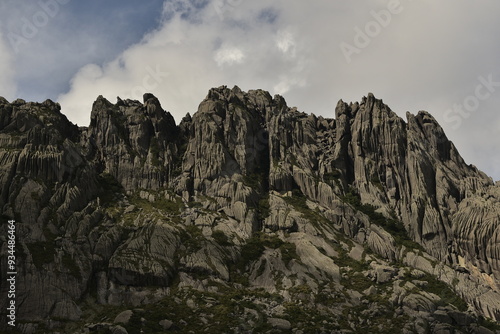 clouds over the mountains