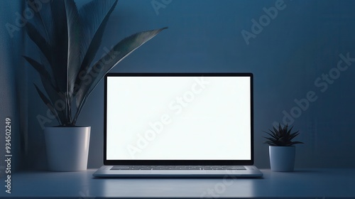 Simple laptop mockup