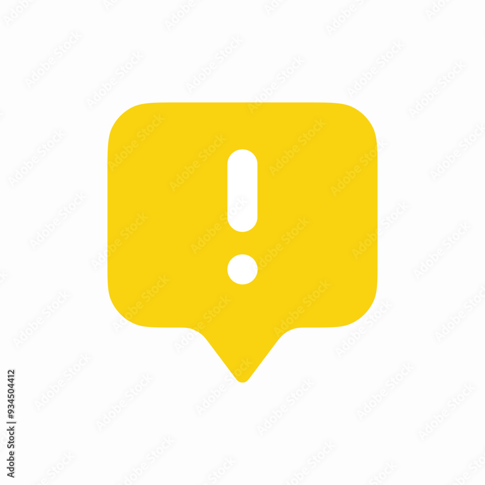 speech bubble exclamation mark vector speech bubble exclamation mark vector