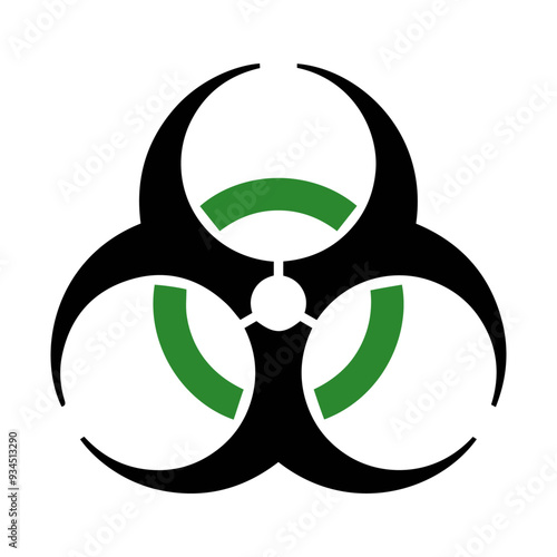 Biohazard symbol.
