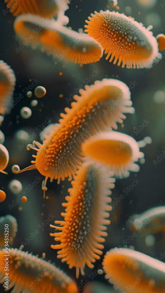 Microscopic View of Bacteria Microscopic View of Bacteria