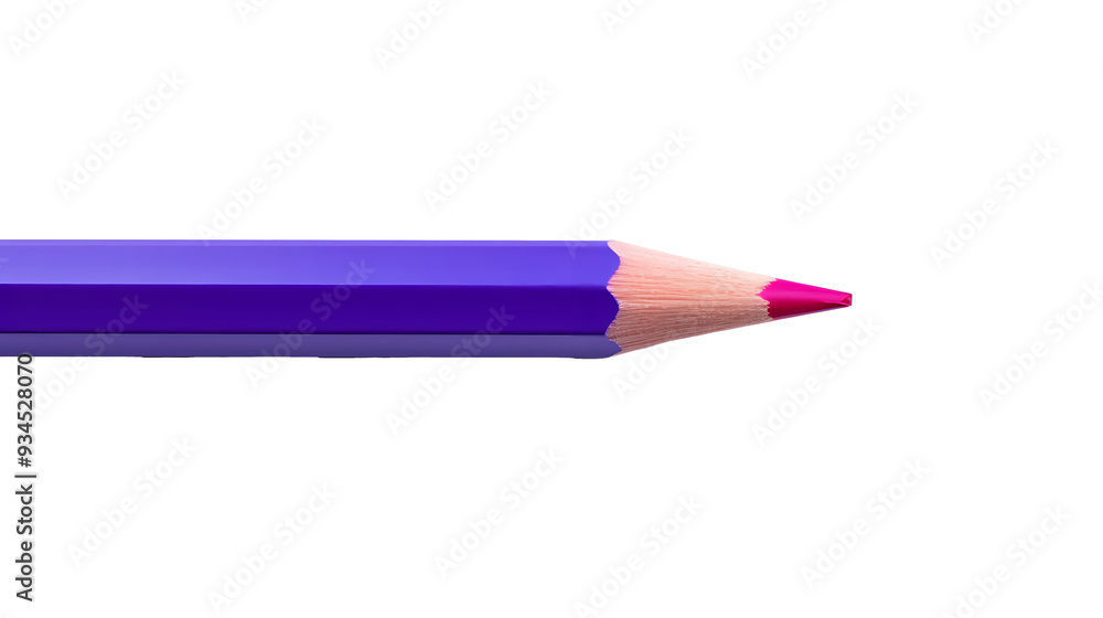 Close-up of a sharpened blue and purple colored pencil, isolated on a white background. Ideal for art projects, educational materials, and design concepts. Isolated and ready for design use. Close-up of a sharpened blue and purple colored pencil, isolated on a white background. Ideal for art projects, educational materials, and design concepts. Isolated and ready for design use.