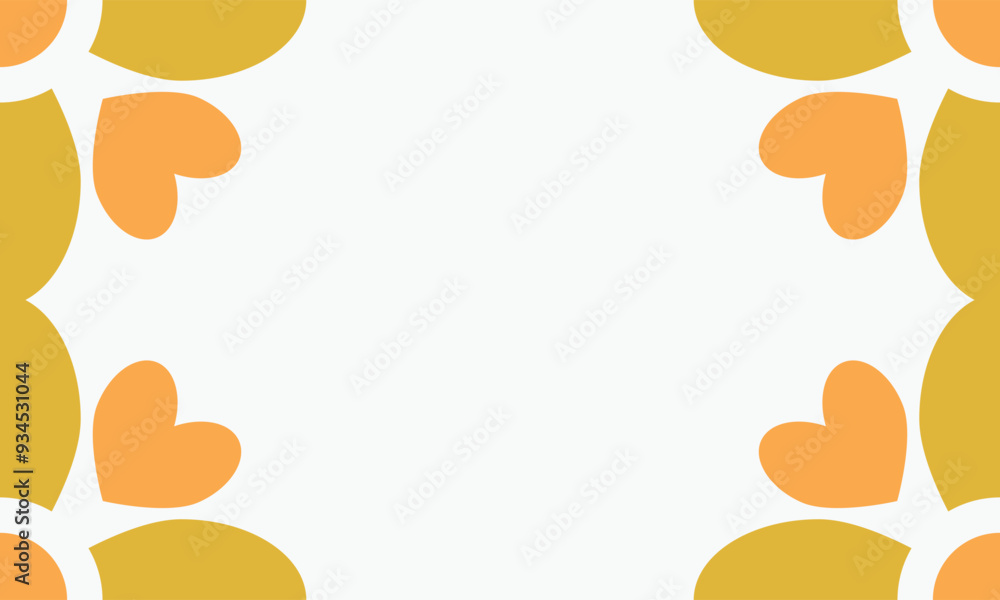Abstract background with orange and yellow leaves illustration. Abstract background with orange and yellow leaves illustration.