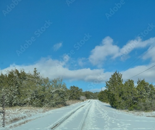 road in winter