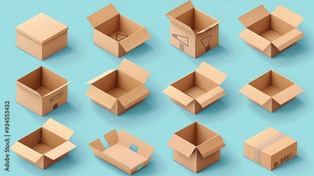 Fototapeta premium Wooden Blocks Arranged in a Stacked Pyramid Shape on a Soft Blue Background