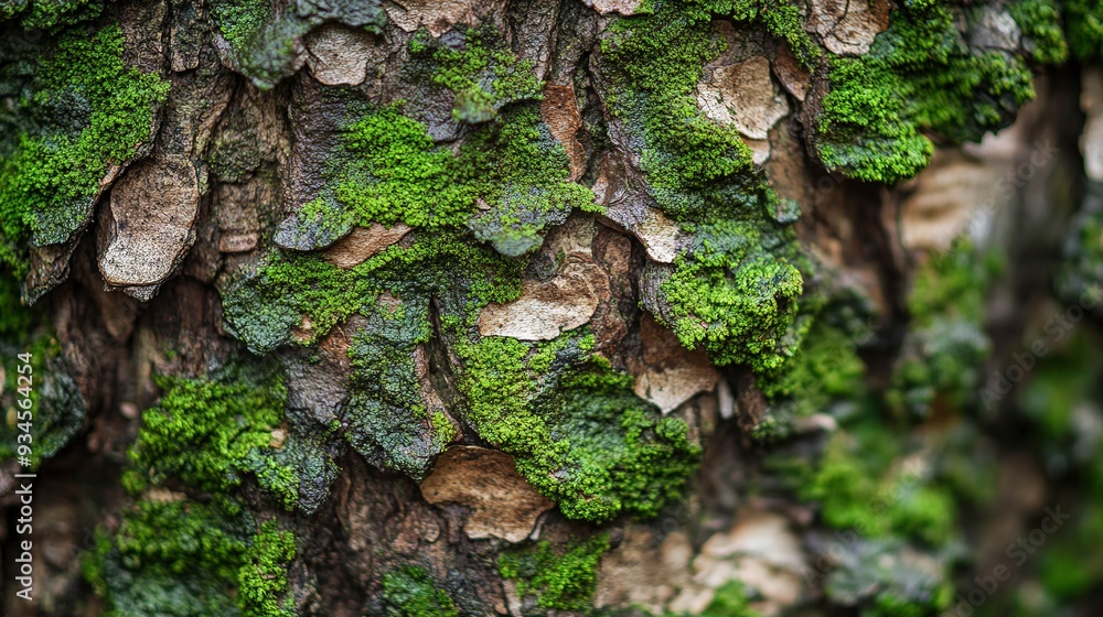 close up shot of bark overgrown with green moss close up shot of bark overgrown with green moss