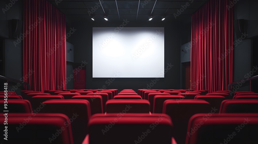 Conceptual design of cinema poster in a minimalistic style for a wood frame AI generated illustration Conceptual design of cinema poster in a minimalistic style for a wood frame AI generated illustration