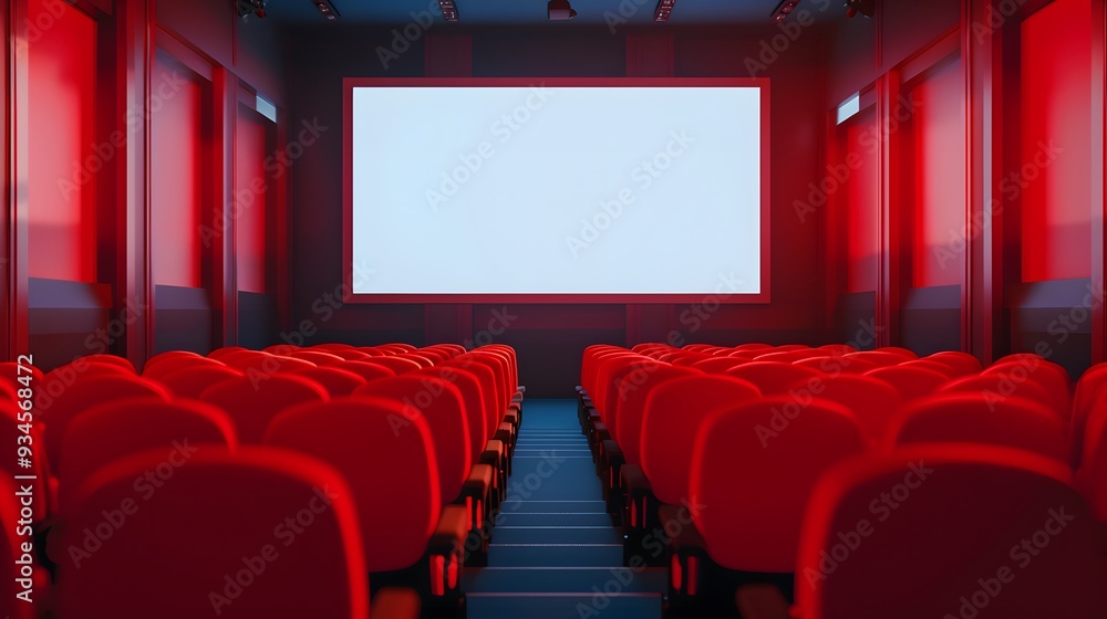 Conceptual design of cinema poster in a minimalistic style for a wood frame AI generated illustration Conceptual design of cinema poster in a minimalistic style for a wood frame AI generated illustration