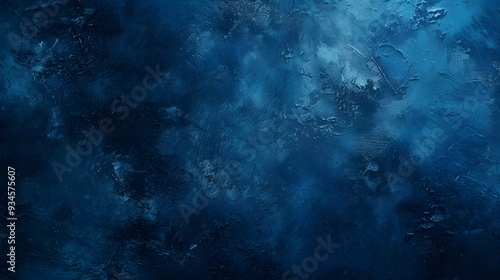 Dark blue background with streaks of black adding depth and texture AI generated illustration