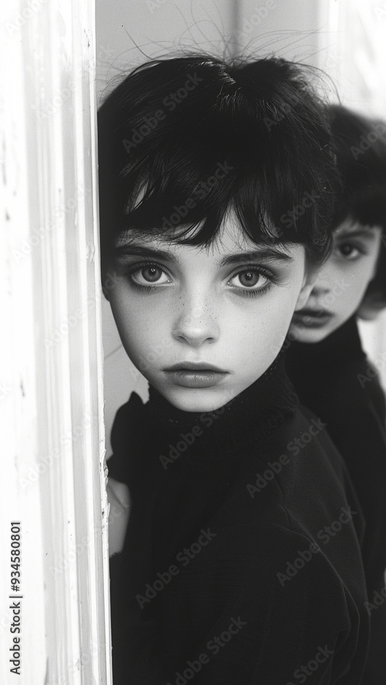 Dark surrealism, portrait of the goth children of the corn catching the school bus, they are unhappy, they are frightening Dark surrealism, portrait of the goth children of the corn catching the school bus, they are unhappy, they are frightening