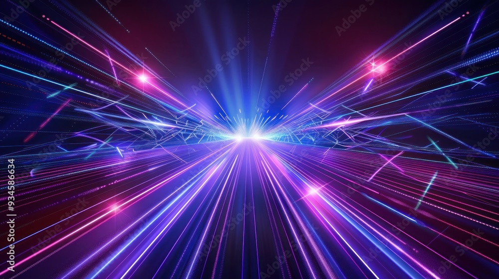 Abstract Neon Lights Background Abstract Neon Lights Background