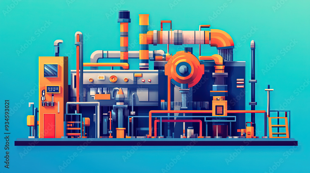 Obraz premium graphic resource for industrial 