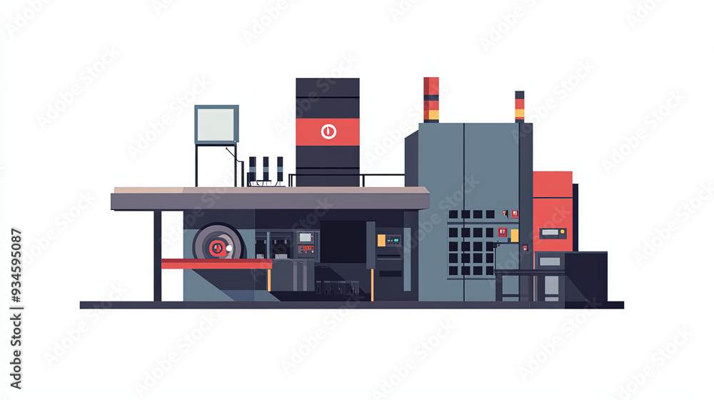 Obraz premium graphic resource for industrial