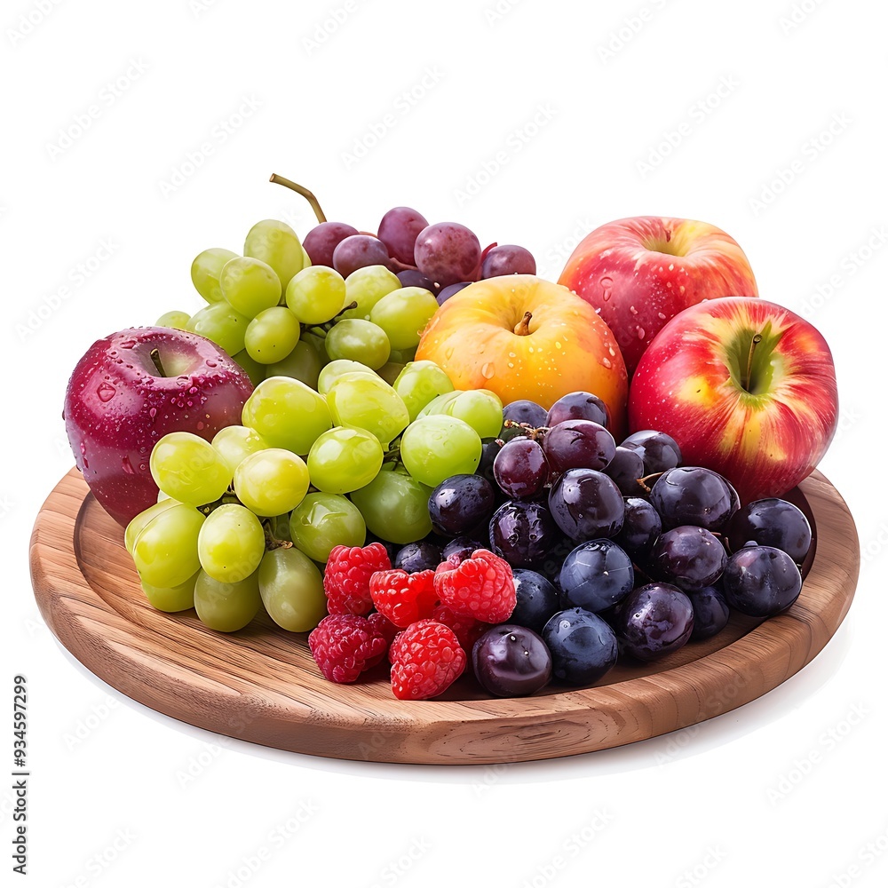 Plate of tasty Umbrella fruit with on white background. Plate of tasty Umbrella fruit with on white background.