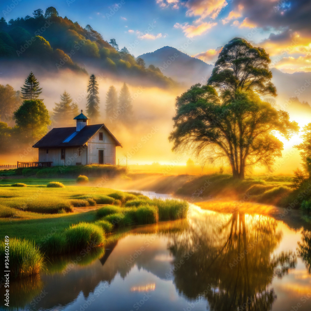 Fototapeta premium soft morning light