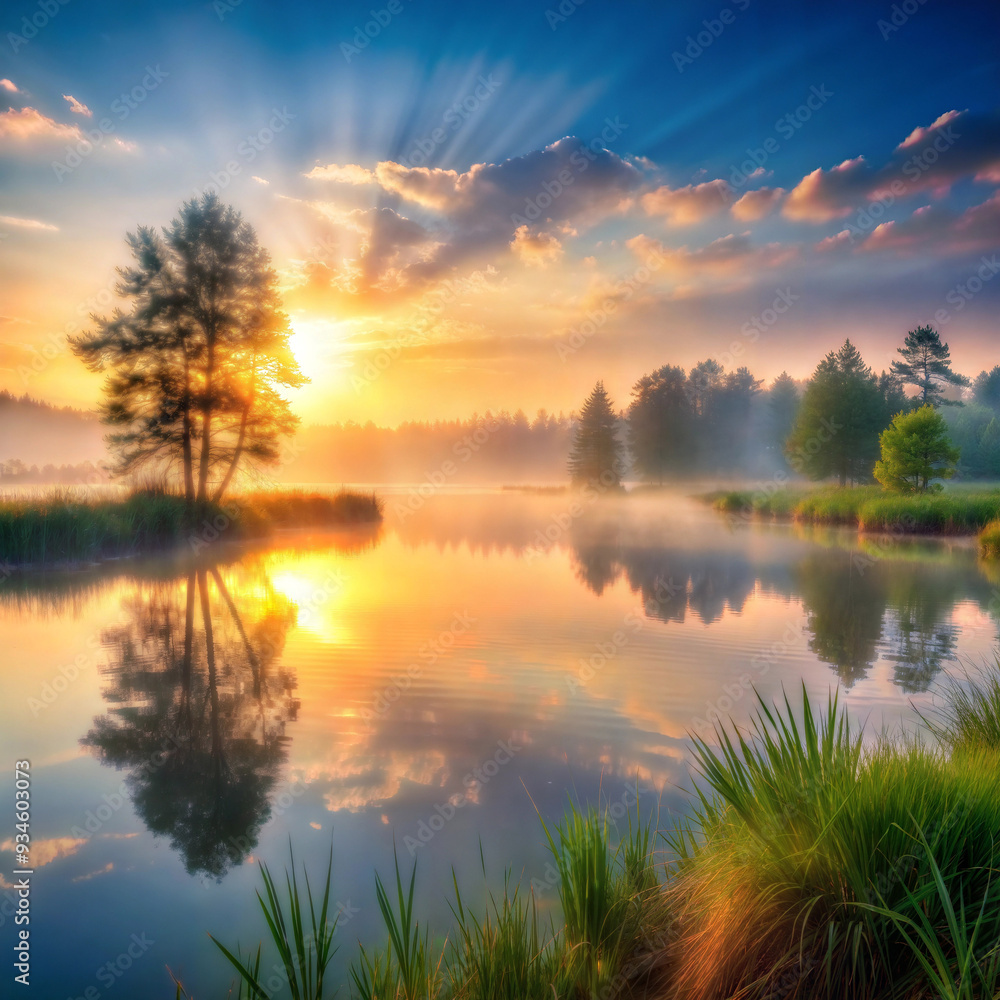 Obraz premium soft morning light