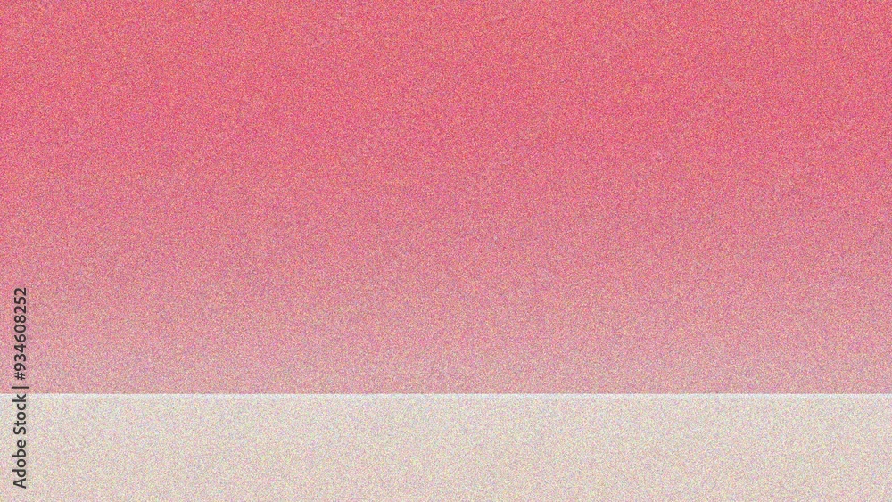 Fototapeta premium Pink grainy texture effect abstract color gradient line background design web banner header poster