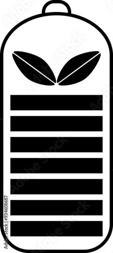 bettery power generation renewable eco enegry icon vector