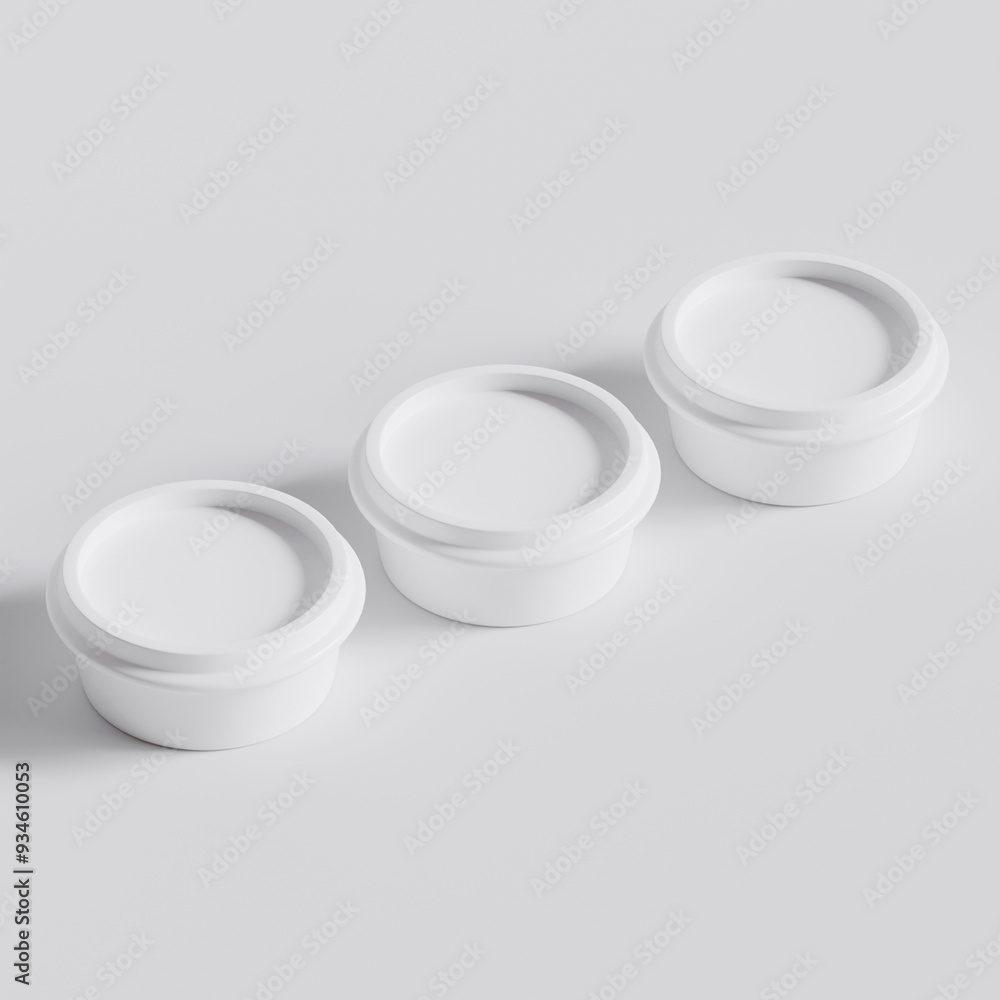Packaging for take away container for fast food or snacks isolated on background. 3d rendering illustration Packaging for take away container for fast food or snacks isolated on background. 3d rendering illustration