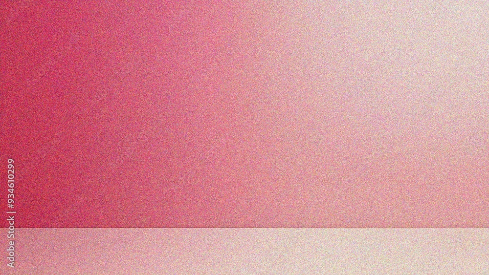 Fototapeta premium Pink grainy gradient background noise texture line poster backdrop banner design, copy space