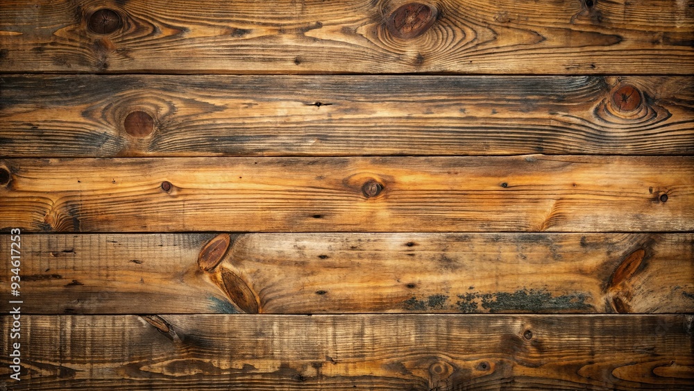 Naklejka premium Rustic and weathered wooden background for a vintage or natural concept