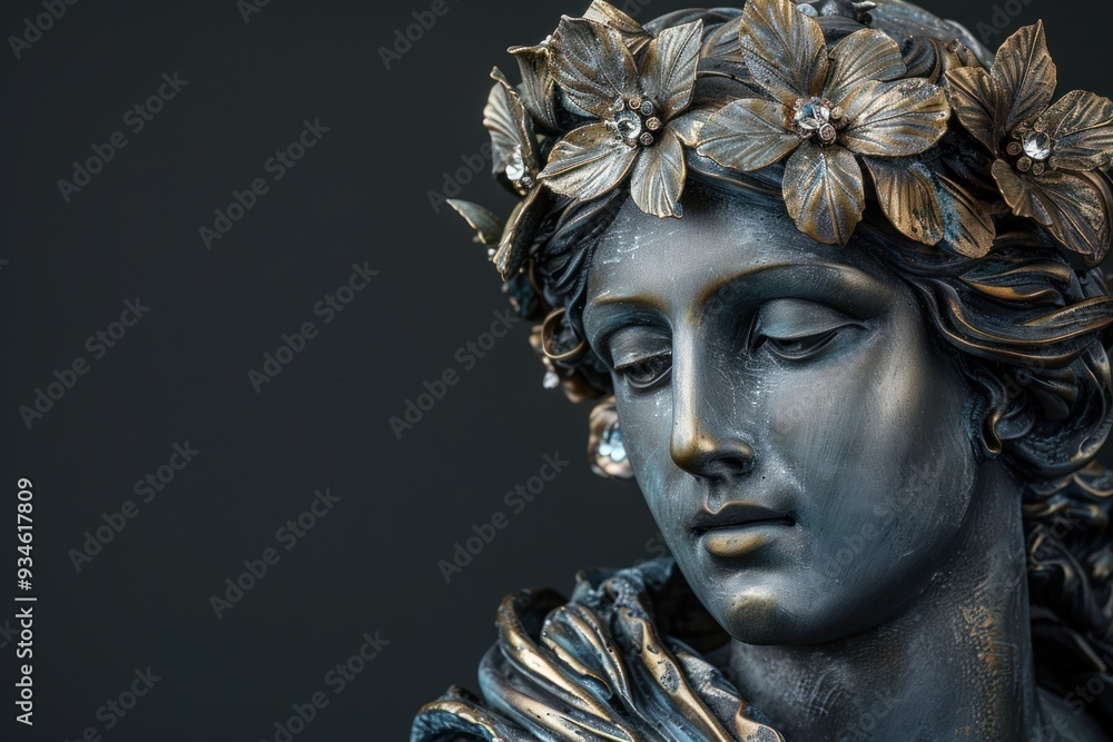Timeless artistry: greek woman bust, sculpture, exquisite product of creative talent, material skill, capturing initial charm, aesthetic principles of ancient greek sculptural tradition. Timeless artistry: greek woman bust, sculpture, exquisite product of creative talent, material skill, capturing initial charm, aesthetic principles of ancient greek sculptural tradition.