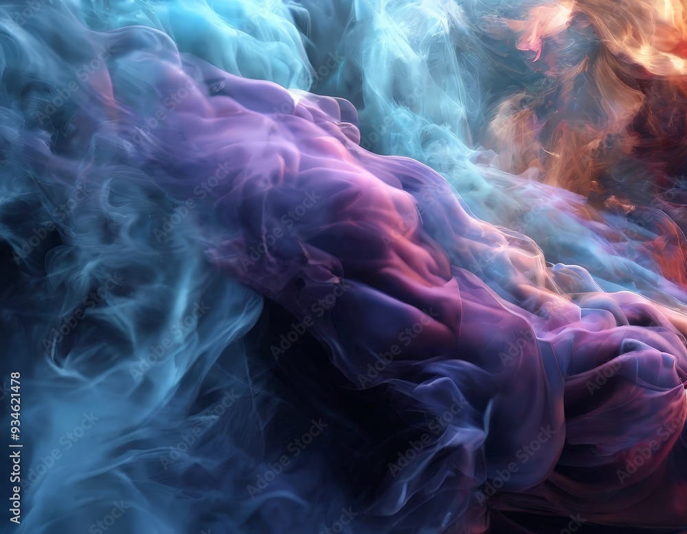Fototapeta premium colorful smoke wallpapers hd