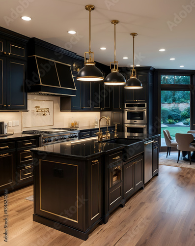 modern kitchen interior