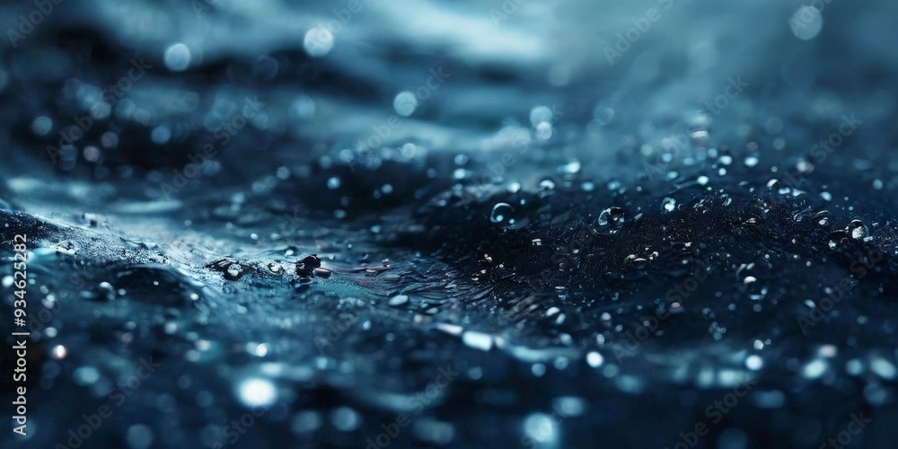 close up water droplets on surface close up water droplets on surface