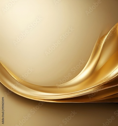 golden wave background vector