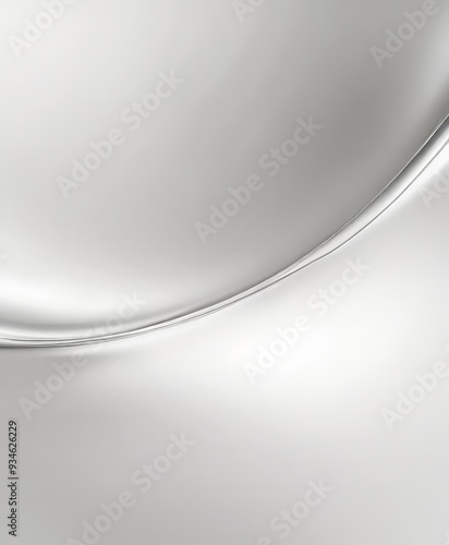 silver background with curved curve