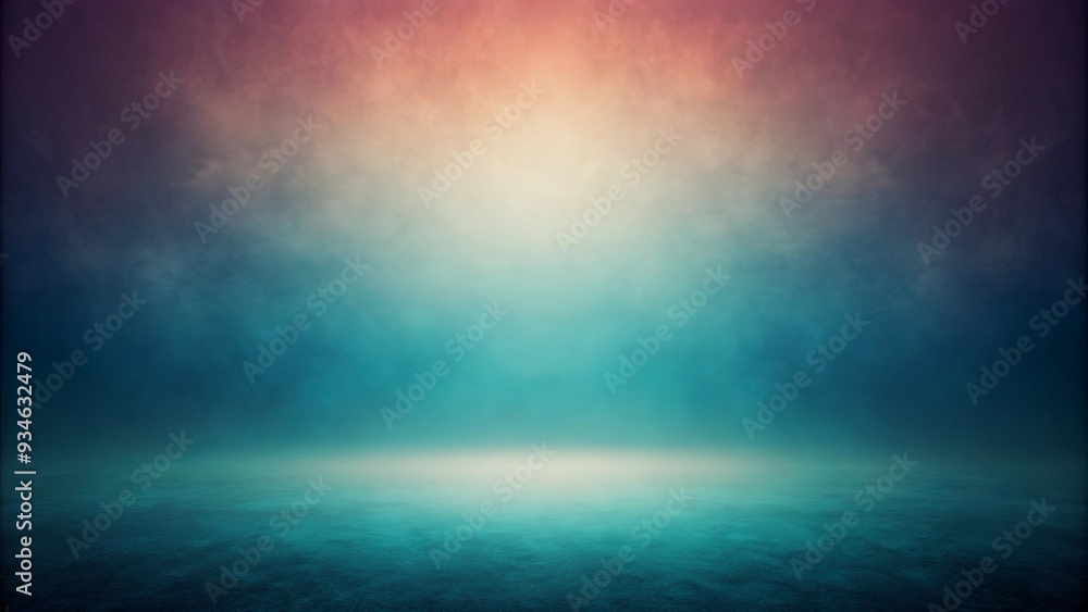 Fototapeta premium Moody and grainy gradient effect for cinematic visuals