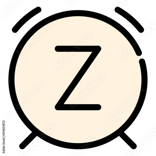 snooze alarm clock icon