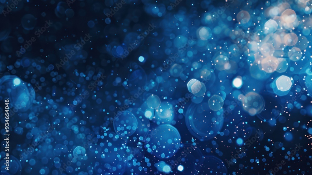 Abstract Blue Bokeh Lights Abstract Blue Bokeh Lights