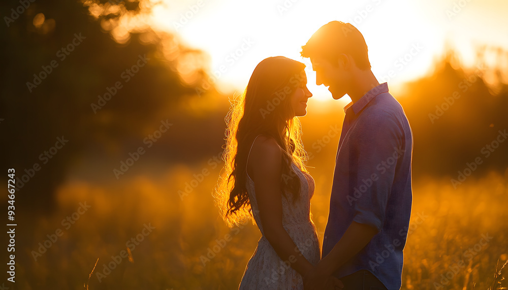 couple in the field couple in the field