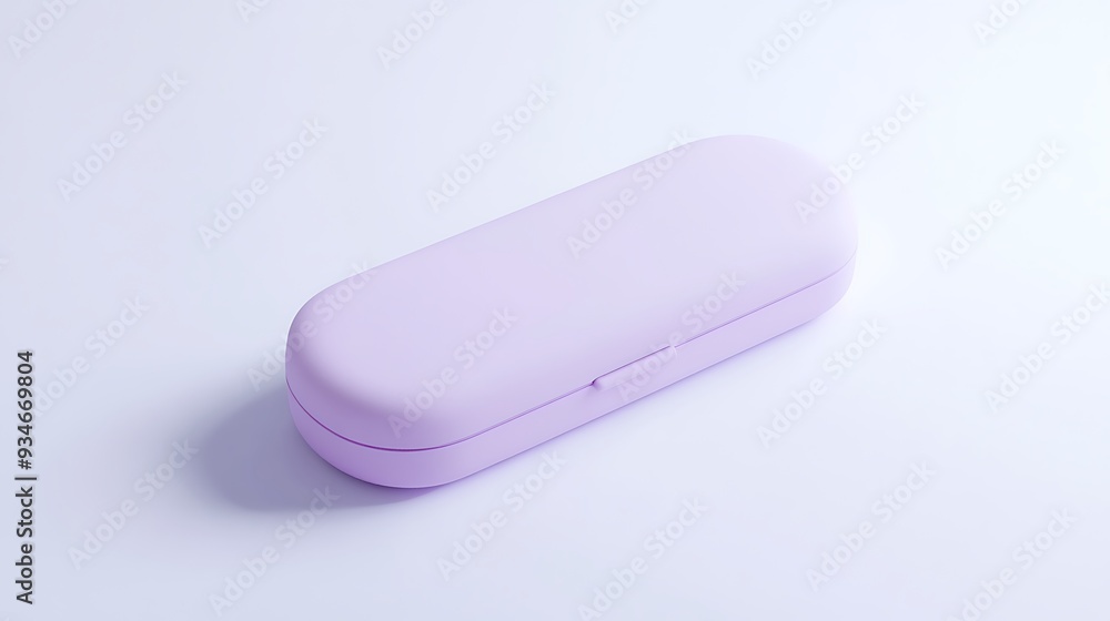 Elegant eyeglass case mockup against a soft pastel backdrop. Perfect for presenting your eyewear accessories Elegant eyeglass case mockup against a soft pastel backdrop. Perfect for presenting your eyewear accessories