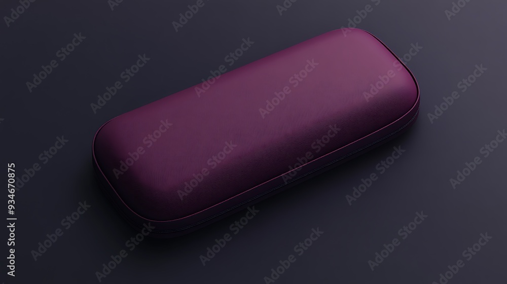 Elegant eyeglass case mockup against a dark pastel backdrop. Perfect for presenting your eyewear accessories Elegant eyeglass case mockup against a dark pastel backdrop. Perfect for presenting your eyewear accessories