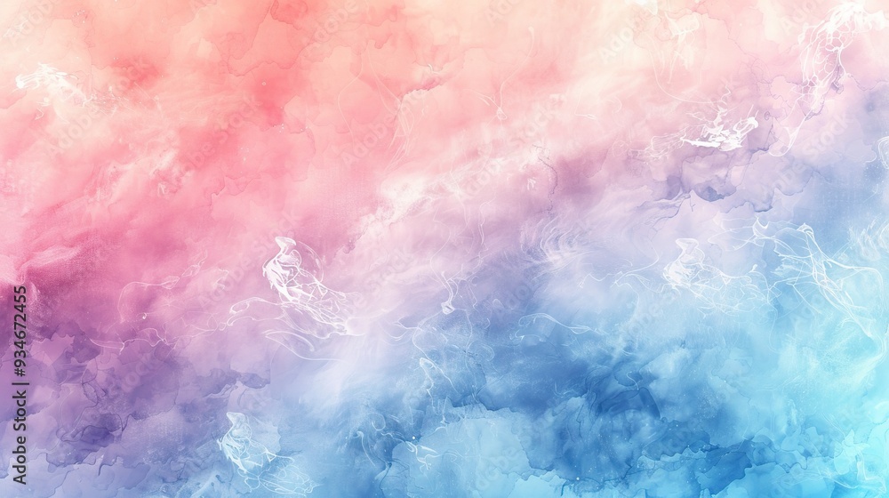 Abstract Watercolor Painting with Pink, Purple, and Blue Hues Abstract Watercolor Painting with Pink, Purple, and Blue Hues