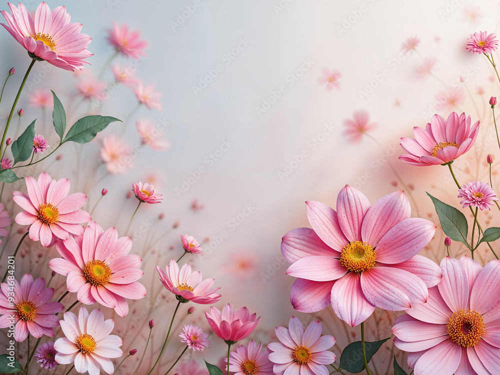 Background illustration of flowers Background illustration of flowers