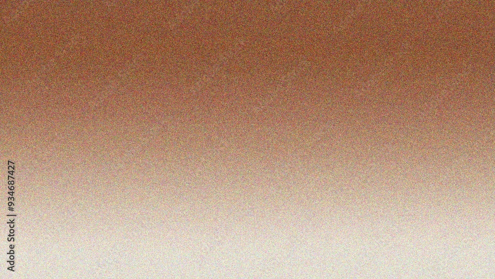 Fototapeta premium Brown grainy color gradient background, vibrant poster noise texture banner, cover header backdrop design