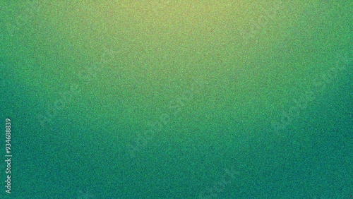 Green glowing abstract gradient shape on grainy background minimal header cover poster design copy space