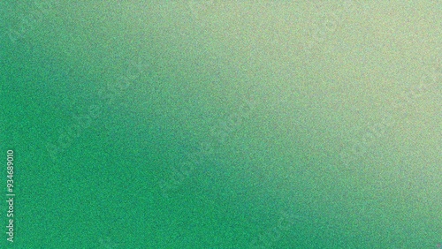 Green glowing abstract gradient shape on grainy background minimal header cover poster design copy space