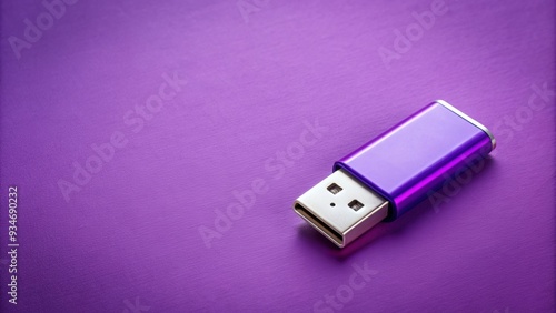 USB on and purple background, technology, USB,, purple, background, computer, accessory, data, storage, device, digital